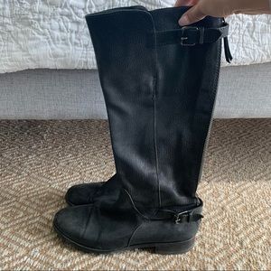 JCrew black riding boots